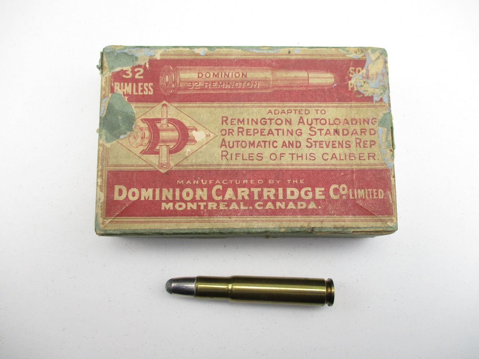 COLLECTIBLE DOMINION .32 REM AMMO