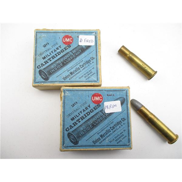 COLLECTIBLE UMC .43 SPANISH AMMO