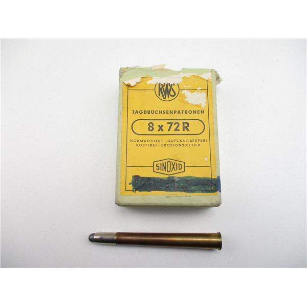 COLLECTIBLE RWS 8X72R AMMO