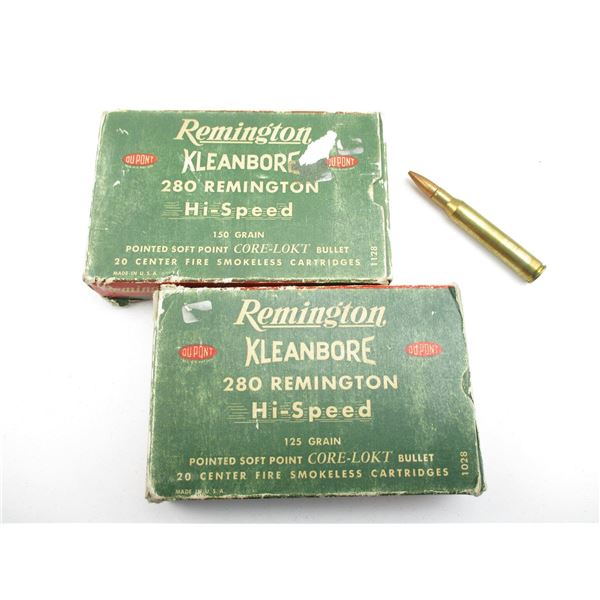 COLLECTIBLE .280 REMINGTON AMMO