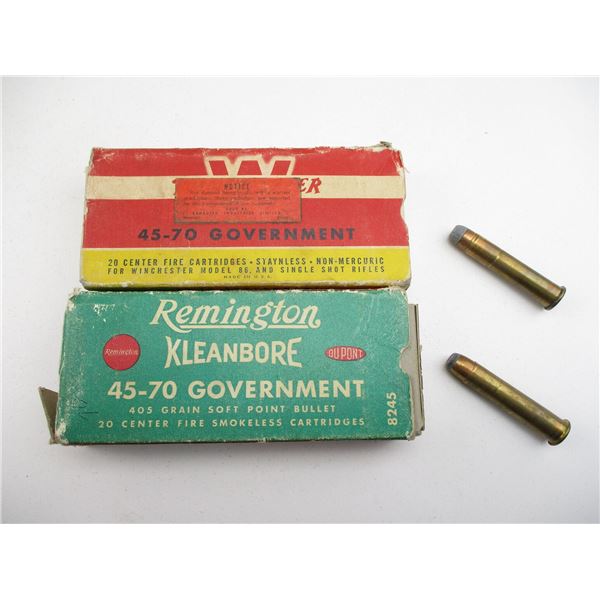 COLLECTIBLE .45-70 GOVT AMMO