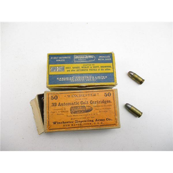COLLECTIBLE .32 COLT AUTO AMMO