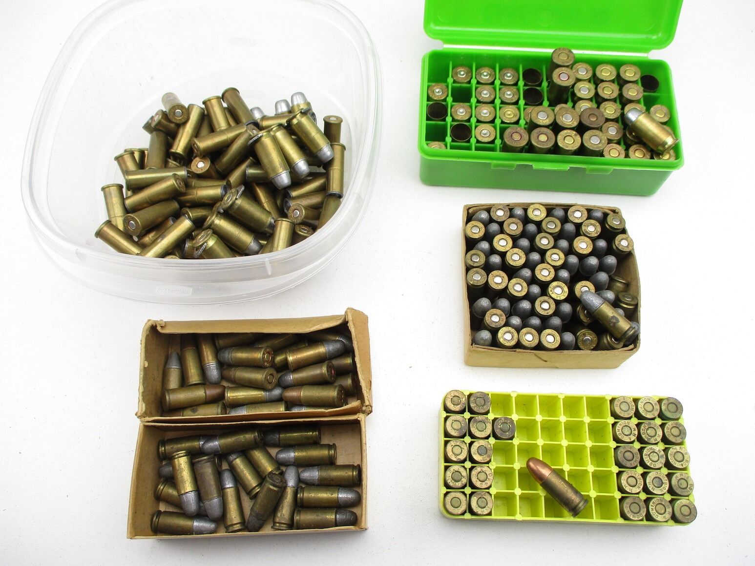 RELOADED ASSORTED PISTOL AMMO