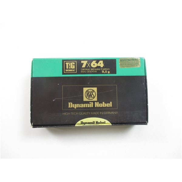 RWS DYNAMIT NOBEL 7X64 BRENNEKE AMMO