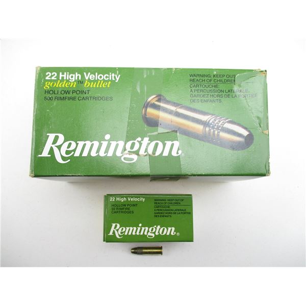REMINGTON .22 LONG RIFLE AMMO