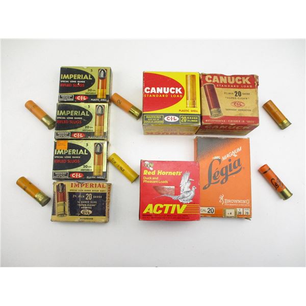 ASSORTED 20 GAUGE SHOTSHELLS