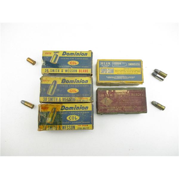 DOMINION ASSORTED .38 S&W AMMO