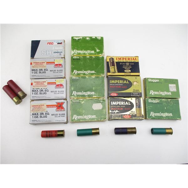 ASSORTED 12 GAUGE SLUGS LOT