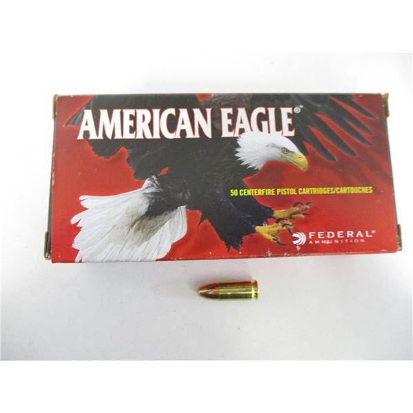 FEDERAL AMERICAN EAGLE 9MM LUGER AMMO