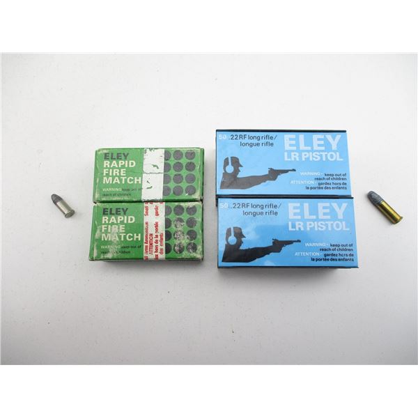 ELEY .22 LONG & SHORT RIMFIRE AMMO