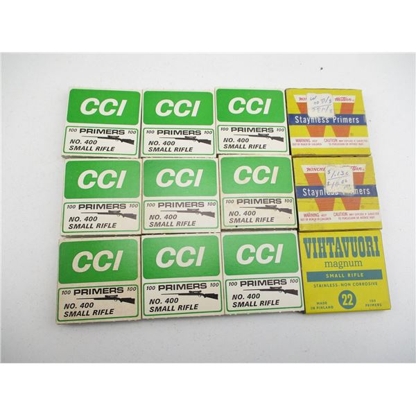 ASSORTED SMALL RIFLE PRIMERS LOT