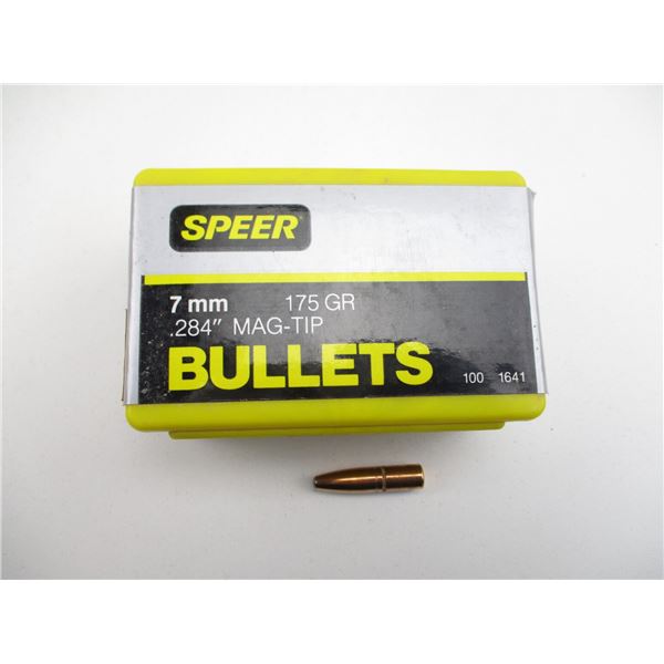 SPEER 7MM CAL BULLETS LOT