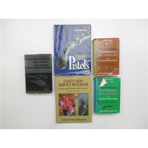 ASSORTED PISTOL AND BOOKS LOT
