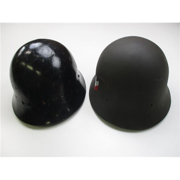 UNKNOWN EUROPEAN TYPE HELMET LOT