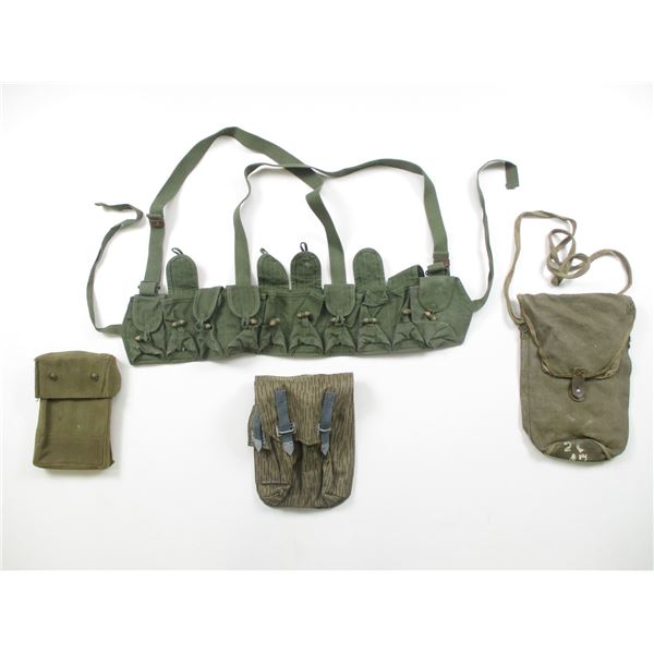 ASSORTED MILITARY AMMO POUCH LOT