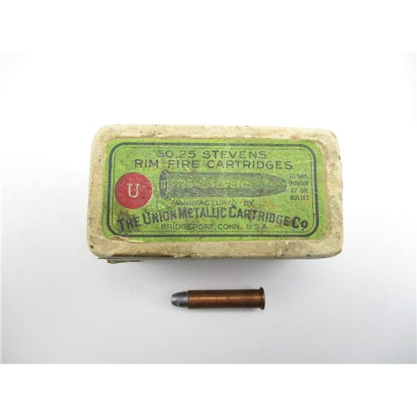 COLLECTIBLE UMC .25 STEVENS AMMO
