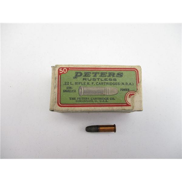 COLLECTIBLE PETERS .22 LR AMMO