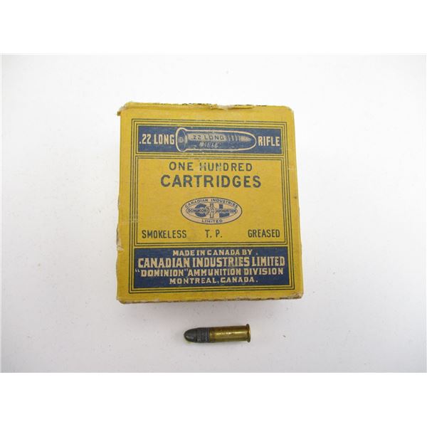 COLLECTIBLE CIL .22 LR AMMO