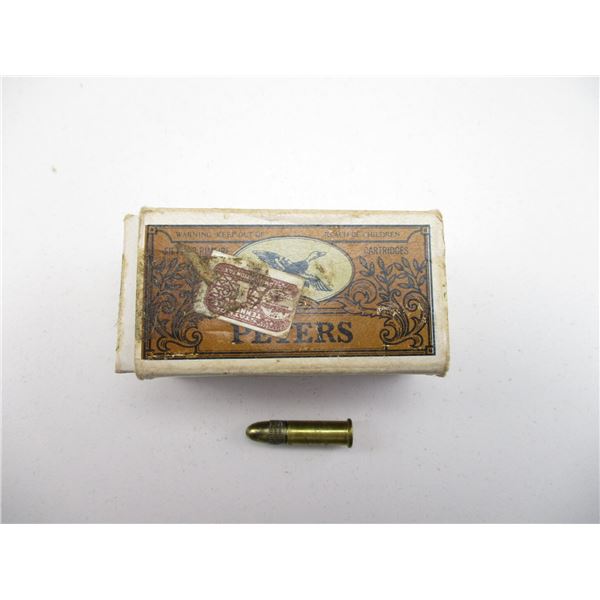 COLLECTIBLE PETERS .22 LR AMMO