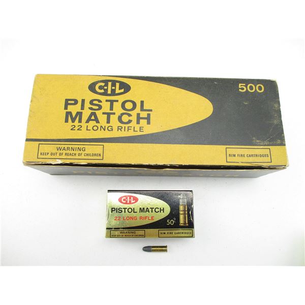 COLLECTIBLE CIL .22 LR AMMO
