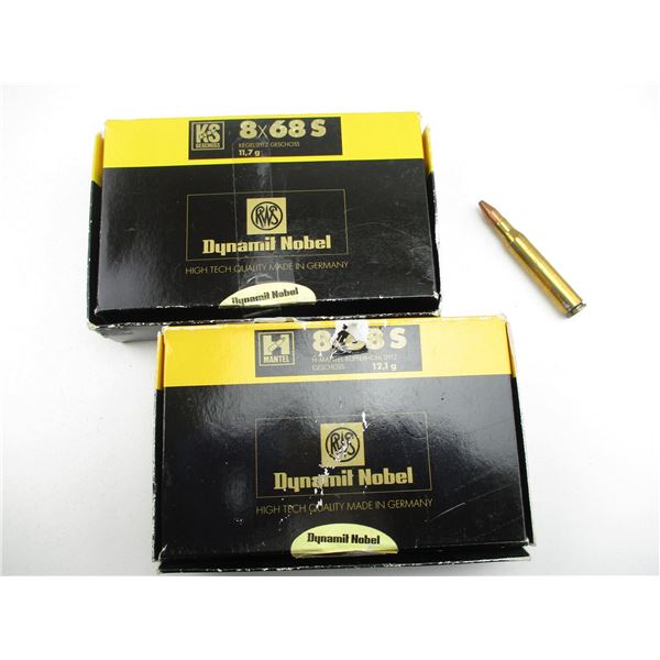 DYNAMIT NOBEL 8X68S AMMO