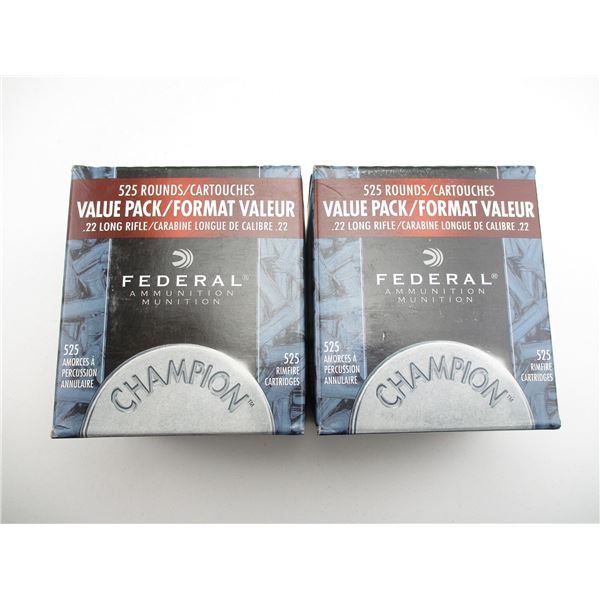 FEDERAL CHAMPION .22 LR AMMO LOT