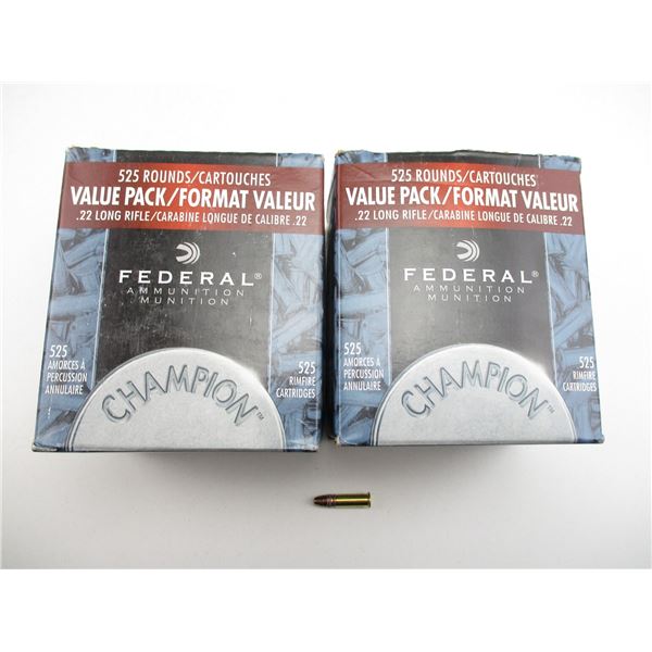 FEDERAL CHAMPION .22 LR AMMO LOT