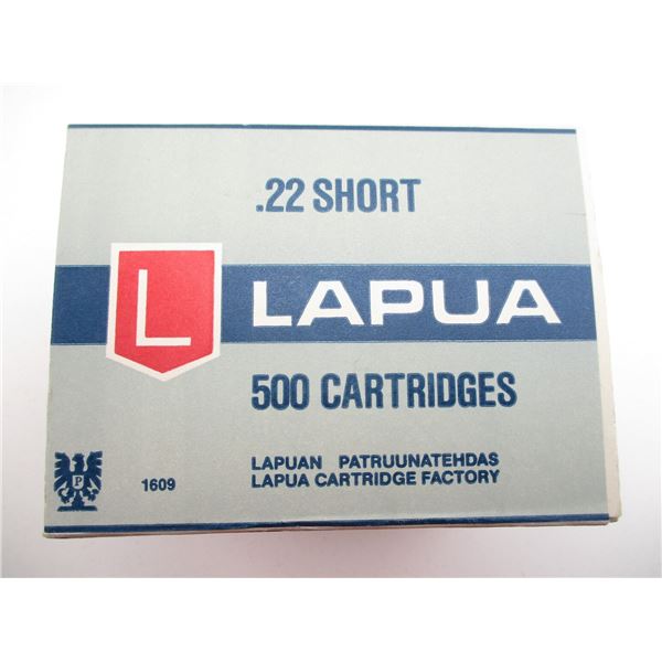 LAPUA .22 SHORT AMMO LOT