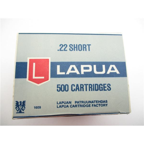 LAPUA .22 SHORT AMMO LOT