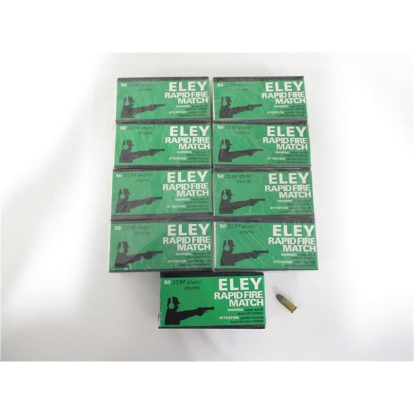 ELEY .22 SHORT AMMO LOT