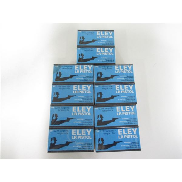 ELEY .22 LR PISTOL AMMO LOT