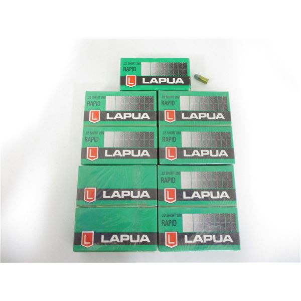 LAPUA .22 SHORT RAPID AMMO LOT