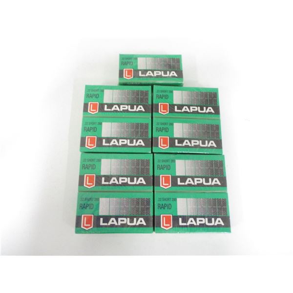 LAPUA .22 SHORT RAPID AMMO LOT