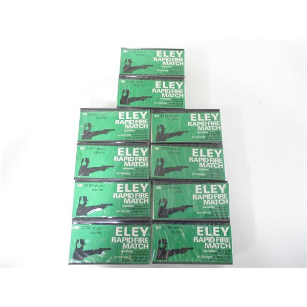 ELEY .22 SHORT AMMO LOT