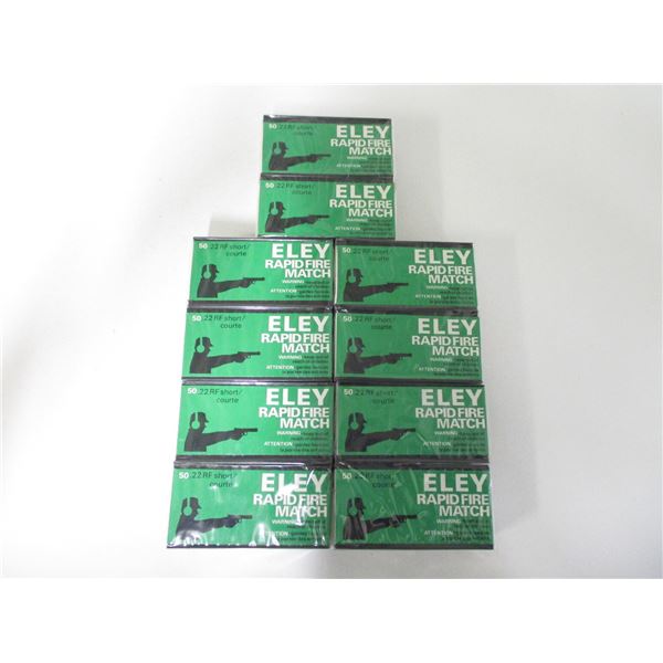 ELEY .22 SHORT AMMO LOT