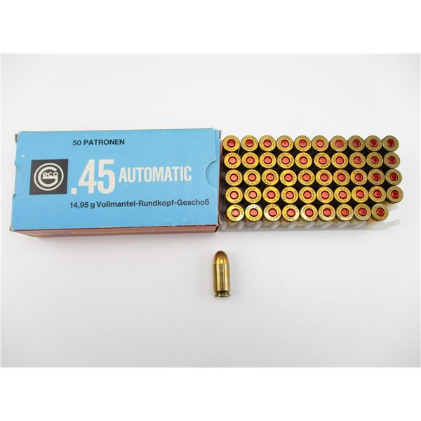 GECO .45 AUTOMATIC AMMO