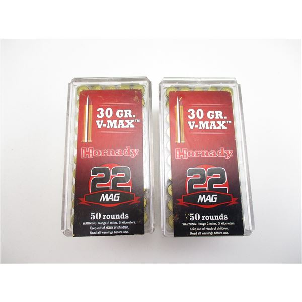 HORNADY .22 MAGNUM AMMO LOT
