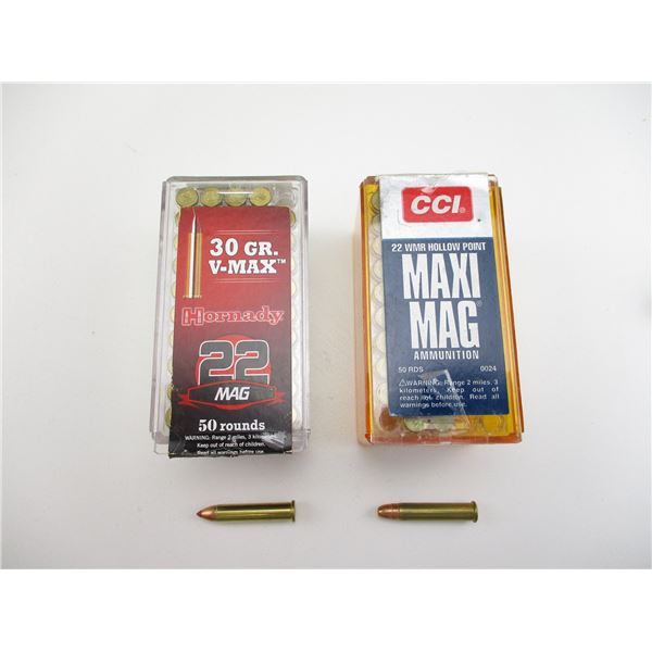 ASSORTED .22 MAGNUM AMMO LOT