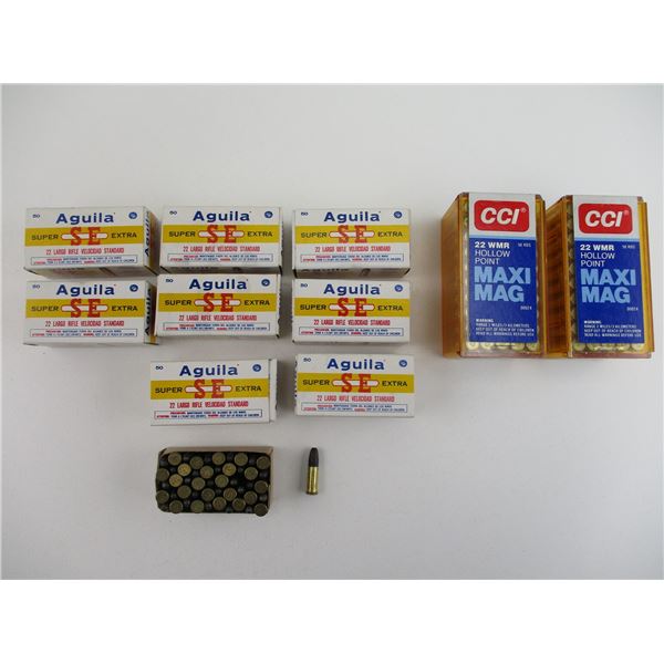 ASSORTED .22 AMMO LOT