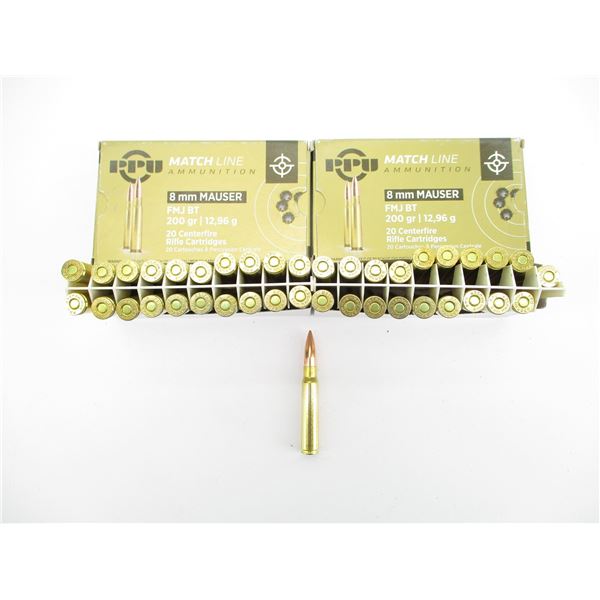 PPU 8MM MAUSER AMMO LOT