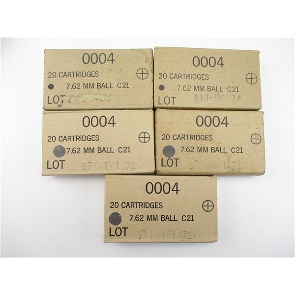 CANADIAN MILITARY 7.62 NATO AMMO LOT