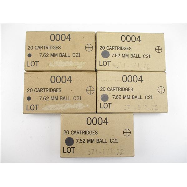 CANADIAN MILITARY 7.62 NATO AMMO LOT