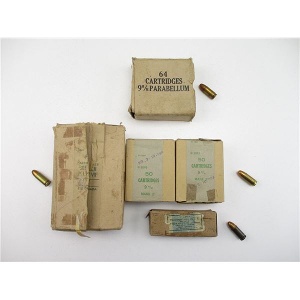 MILITARY 9MM AMMO LOT