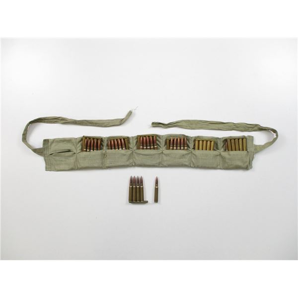 Mauser, WW2. Stripper Clips + BandoLier 8mm 7.92X57 K98k K98
