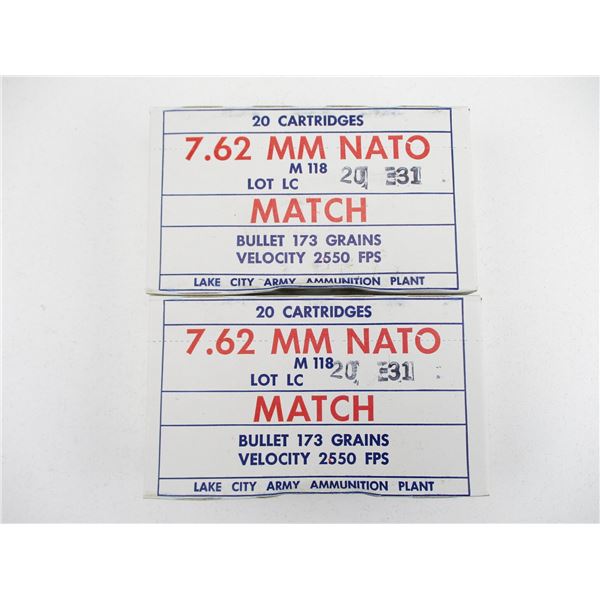 MILITARY 7.62 NATO AMMO