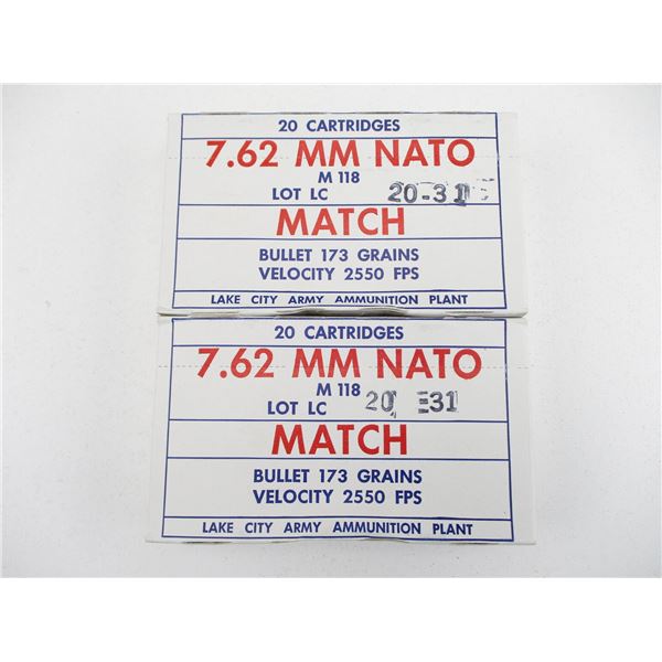 MILITARY 7.62 NATO AMMO