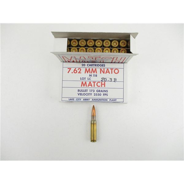 MILITARY 7.62 NATO AMMO