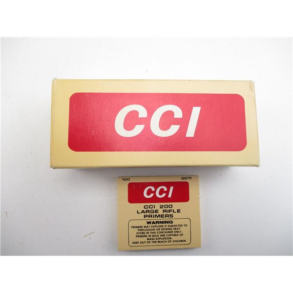 CCI 200 LARGE RIFLE PRIMERS LOT