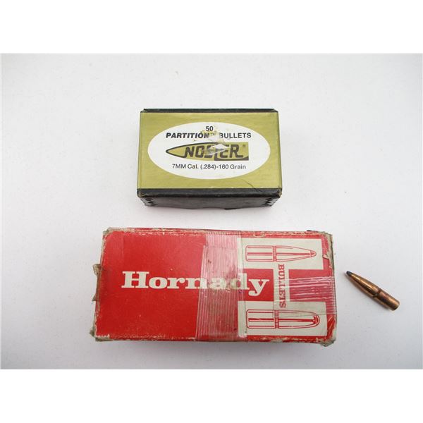 ASSORTED 7MM BULLETS LOT
