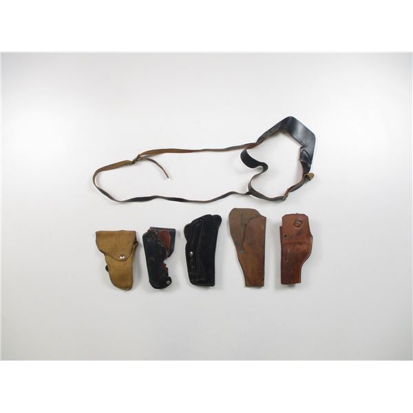 ASSORTED LEATHER HOLSTERS